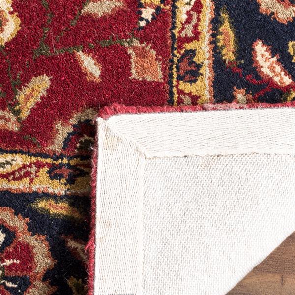 Safavieh Heritage Floral Rug - 2-ft x 3-ft - Wool - Red/Navy Blue