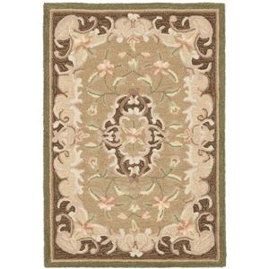 Safavieh Easy Care Floral Rug - 2-ft x 3-ft - Polypropylene - Beige/Brown