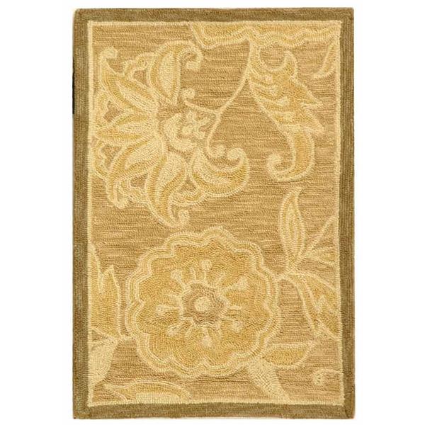 Safavieh Chelsea Floral Rug - 1.7-ft x 2.5-ft - Wool - Light Brown