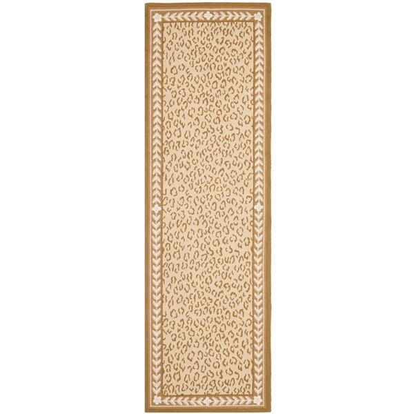 Safavieh Chelsea Print Rug - 2.5-ft x 6-ft - Wool - Ivory