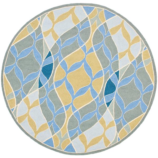 Safavieh Chelsea Geometric Rug - 4-ft x 4-ft - Wool - Multicolour