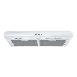 Ancona Undercabinet Range Hood - White - 325 CFM – 30-in
