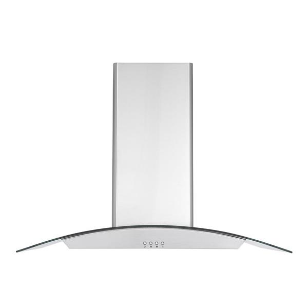 Ancona 36-in 620 CFM Island Range Hood (Stainless Steel)