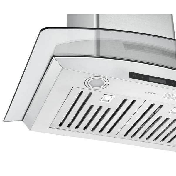 Ancona 30in 620 CFM WallMounted Range Hood (Stainless Steel) AN1528