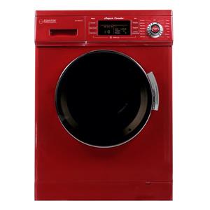 Equator 24-in 1.57-cu ft Front-Load Combination Washer and Dryer (Red)