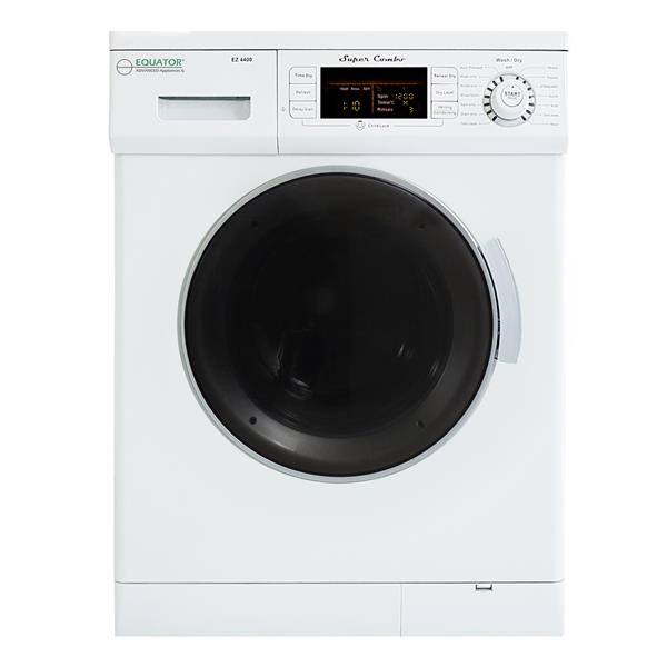 Equator 24-in 1.57-cu ft Front-Load Combination Washer and Dryer (White