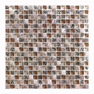 Glass Mosaic Coffee Cream - 12'' x 12'' - 5 sq.ft. / case