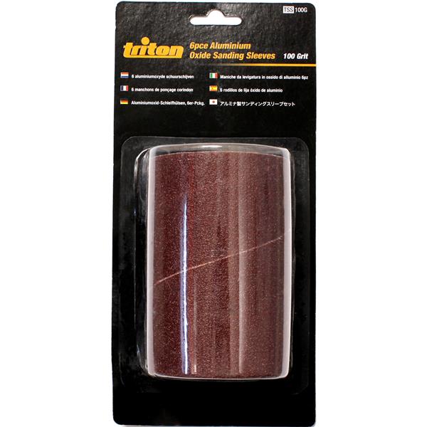 Triton Tools Sanding Sleeves Set - 100G - 6 pcs
