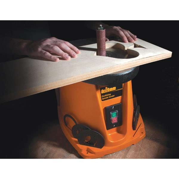 Triton Tools Oscillating Spindle Sander - 14.5-in x 11.5-in - 450 W