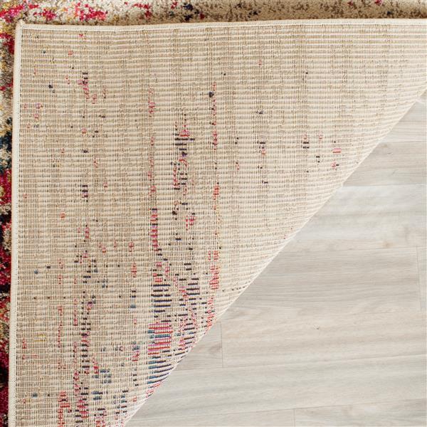 Safavieh Monaco Decorative Rug - 5-ft x 5-ft - Ivory/Pink