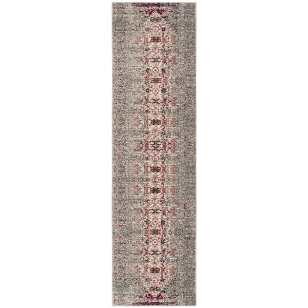 Safavieh Monaco Decorative Rug - 2.2-ft x 6-ft - Grey/Ivory