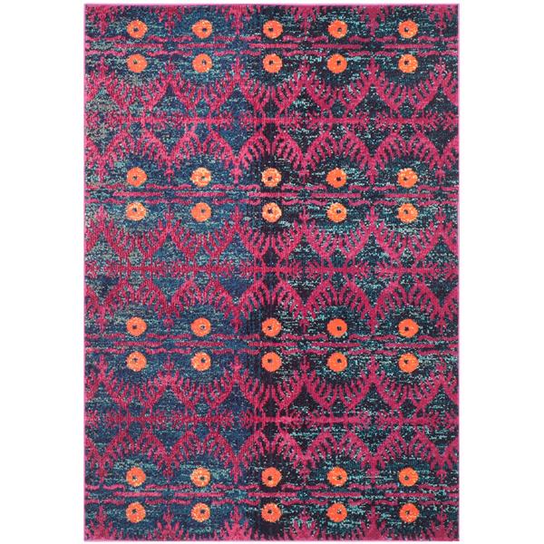 Safavieh Monaco Decorative Rug - 4-ft x 5.6-ft - Pink/Multi