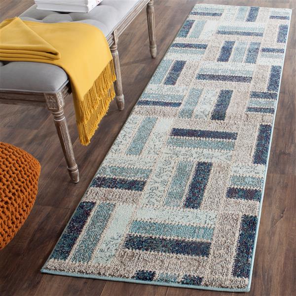 Safavieh Monaco Decorative Rug - 2.2-ft x 8-ft - Grey/Blue