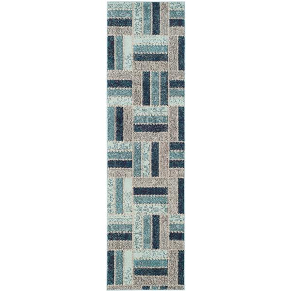 Safavieh Monaco Decorative Rug - 2.2-ft x 8-ft - Grey/Blue