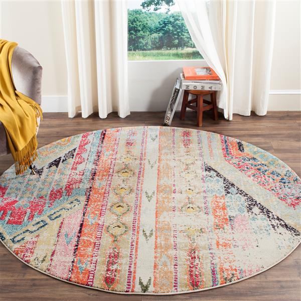 Safavieh Monaco Decorative Rug - 5-ft x 5-ft - Multi