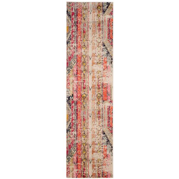 Safavieh Monaco Decorative Rug - 2.2-ft x 8-ft - Light Grey/Multi