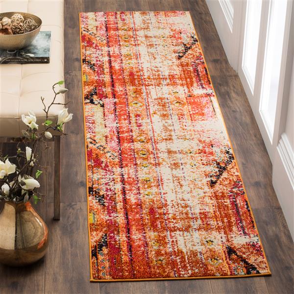 Safavieh Monaco Decorative Rug - 2.2-ft x 6-ft - Orange/Multi