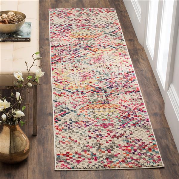 Safavieh Monaco Decorative Rug - 2.2-ft x 12-ft - Grey/Multi