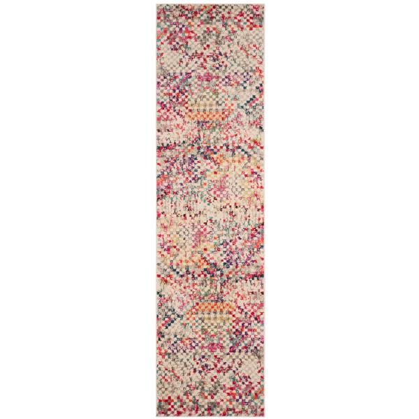 Safavieh Monaco Decorative Rug - 2.2-ft x 12-ft - Grey/Multi