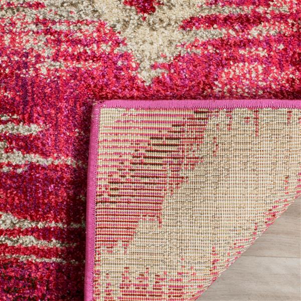 Safavieh Monaco Decorative Rug - 4-ft x 5.6-ft - Fuchsia/Cream