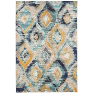 Safavieh Monaco Decorative Rug - 4-ft x 5.6-ft - Blue/Multi