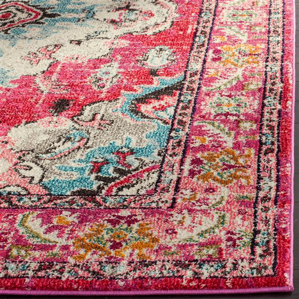 Safavieh Monaco Decorative Rug - 4-ft x 5.6-ft - Pink/Multi