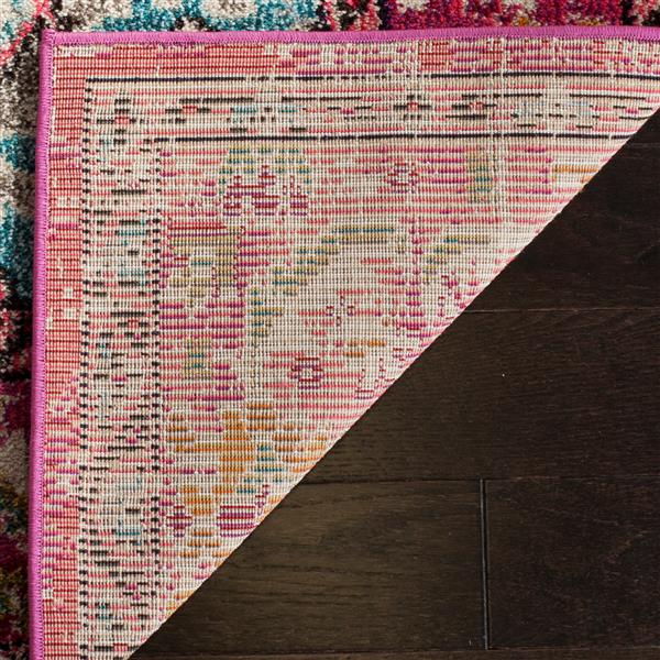 Safavieh Monaco Decorative Rug - 5-ft x 5-ft - Pink/Multi