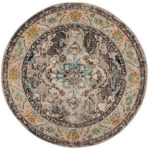 Safavieh Monaco Decorative Rug - 5-ft x 5-ft - Grey/Light Blue