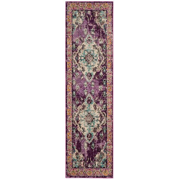Safavieh Monaco Decorative Rug - 2.2-ft x 6-ft - Violet/Light Blue