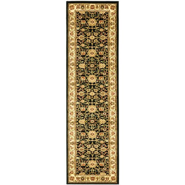 Safavieh Lyndhurst Decorative Rug - 2.3-ft x 20-ft - Black/Ivory
