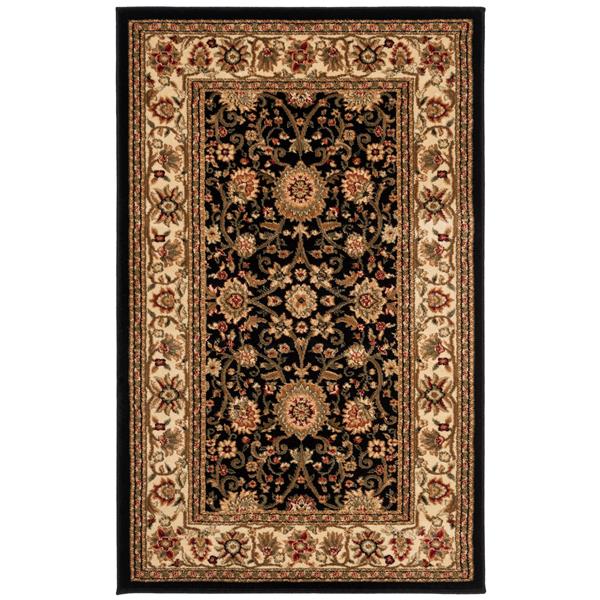 Safavieh Lyndhurst Decorative Rug - 4-ft X 6-ft - Black Ivory Lnh212a-4 