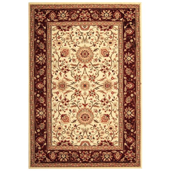 Safavieh Lyndhurst Decorative Rug - 4-ft x 6-ft - Ivory/Red