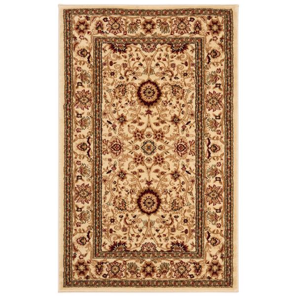 Safavieh Lyndhurst Decorative Rug - 3.3-ft x 5.3-ft - Ivory/Ivory