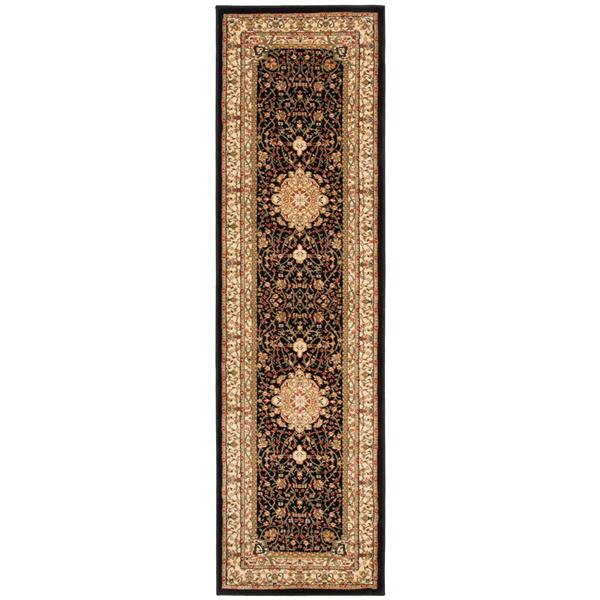 Safavieh Lyndhurst Decorative Rug - 2.3-ft x 6-ft - Black/Ivory