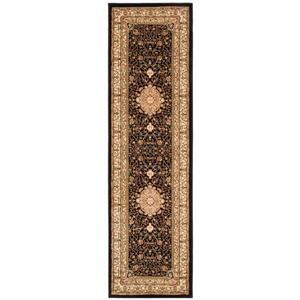 Safavieh Lyndhurst Decorative Rug - 2.3-ft x 6-ft - Black/Ivory