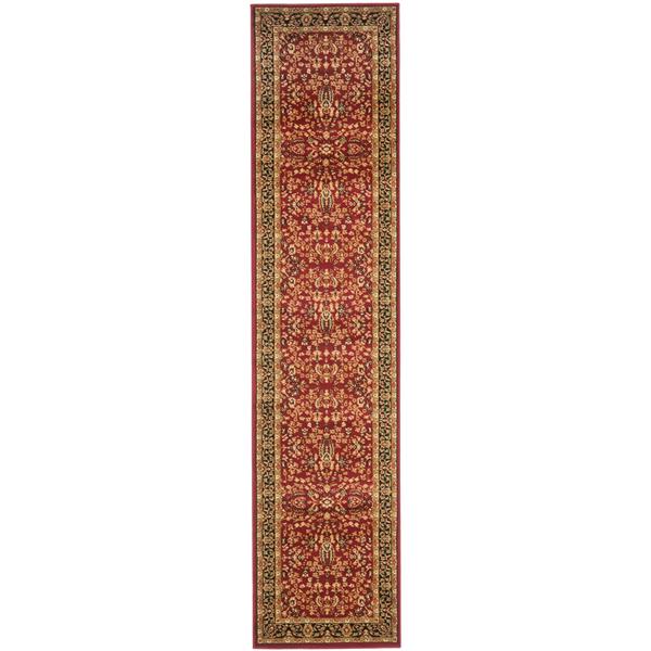 Safavieh Lyndhurst Decorative Rug - 2.3-ft x 16-ft - Red/Black