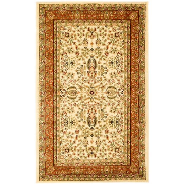 Safavieh Lyndhurst Decorative Rug - 3.3-ft x 5.3-ft - Ivory/Rust