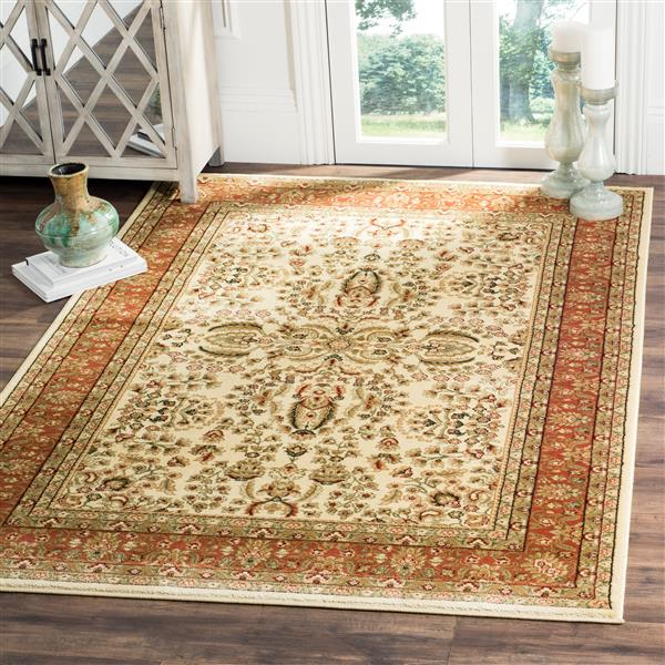Safavieh Lyndhurst Decorative Rug - 4-ft x 6-ft - Ivory/Rust