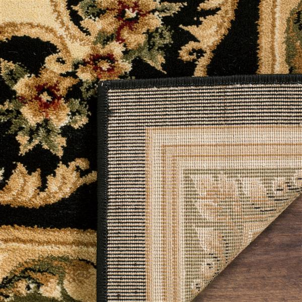 Safavieh Lyndhurst Decorative Rug - 5.3-ft x 5.3-ft - Black/Ivory