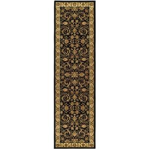 Safavieh Lyndhurst Decorative Rug - 2.3-ft x 8-ft - Black/Ivory