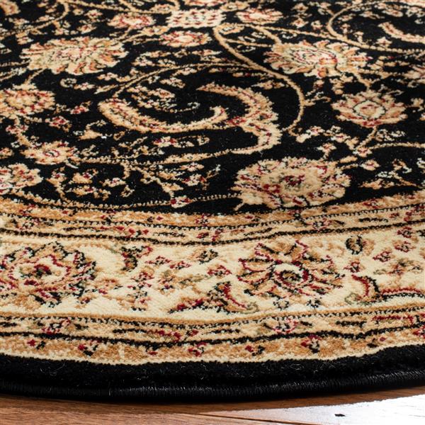 Safavieh Lyndhurst Decorative Rug - 3.3-ft x 5.3-ft - Black/Ivory
