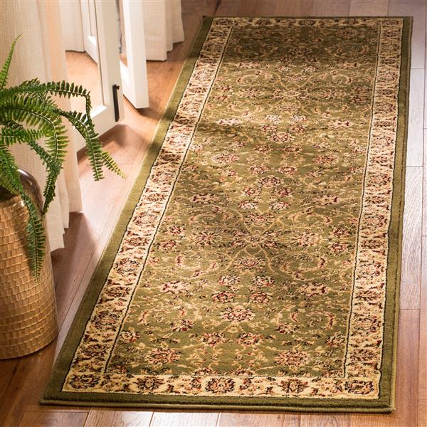 Safavieh Lyndhurst Decorative Rug - 2.3-ft x 12-ft - Sage/Ivory