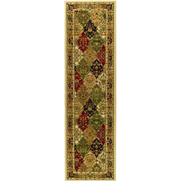 Safavieh Lyndhurst Decorative Rug - 2.3-ft x 12-ft - Multi/Ivory
