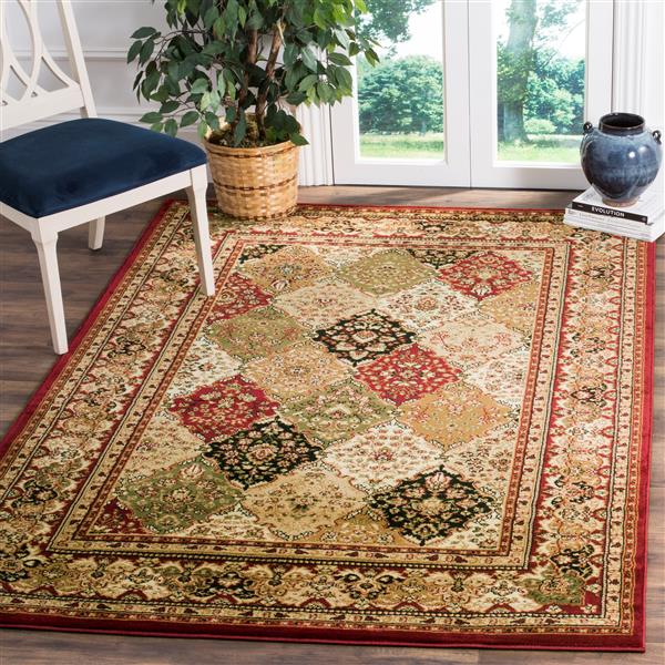 Safavieh Lyndhurst Decorative Rug - 3.3-ft x 5.3-ft - Multi/Red