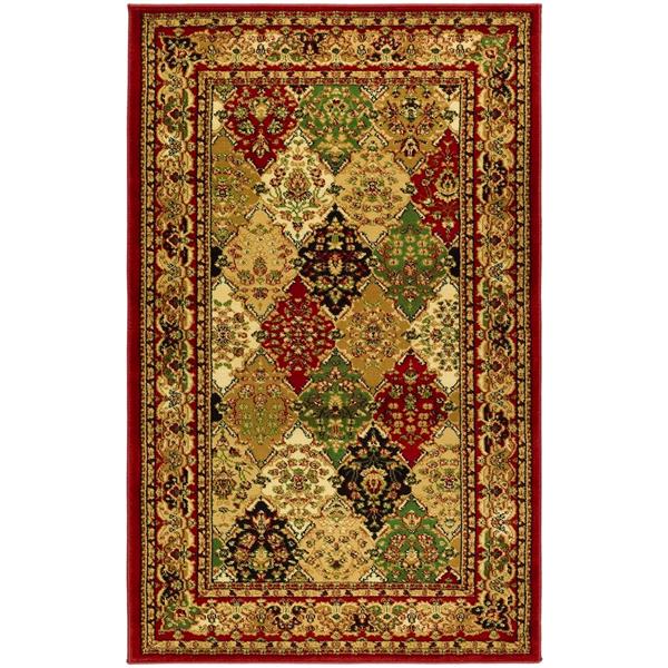 Safavieh Lyndhurst Decorative Rug - 3.3-ft x 5.3-ft - Multi/Red