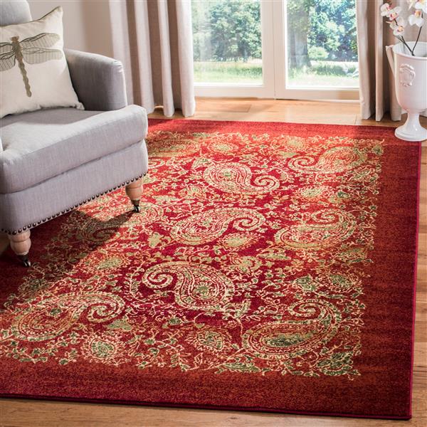 Safavieh Lyndhurst Decorative Rug - 3.3-ft x 5.3-ft - Red/Multi