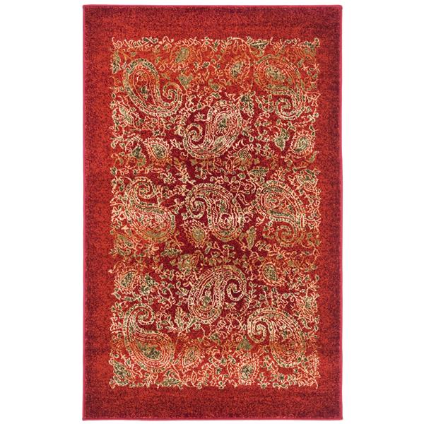 Safavieh Lyndhurst Decorative Rug - 3.3-ft x 5.3-ft - Red/Multi