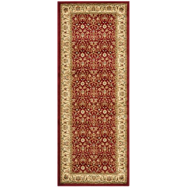 Safavieh Lyndhurst Decorative Rug - 2.3-ft x 6-ft - Red/Ivory