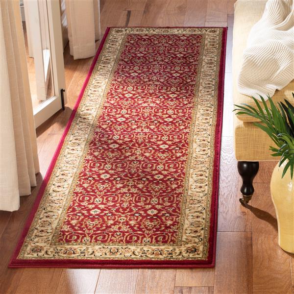 Safavieh Lyndhurst Decorative Rug - 2.3-ft x 8-ft - Red/Ivory