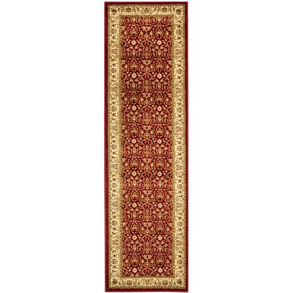 Safavieh Lyndhurst Decorative Rug - 2.3-ft x 8-ft - Red/Ivory